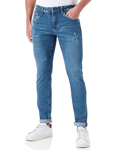 Pepe Jeans Herren Stanley Jeans, Blau (Denim-xv0), 28W / 32L EU von Pepe Jeans