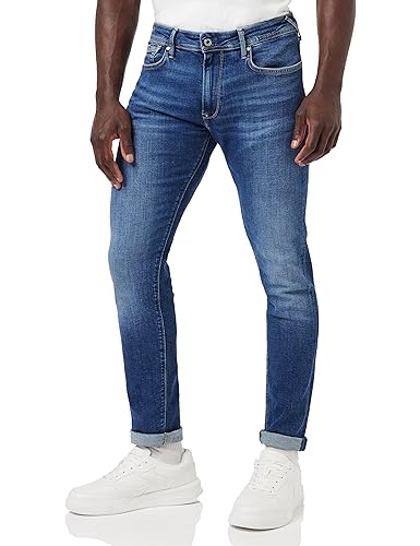 Pepe Jeans Herren Stanley Jeans, Blue (Denim-HS6), 28W / 32L von Pepe Jeans