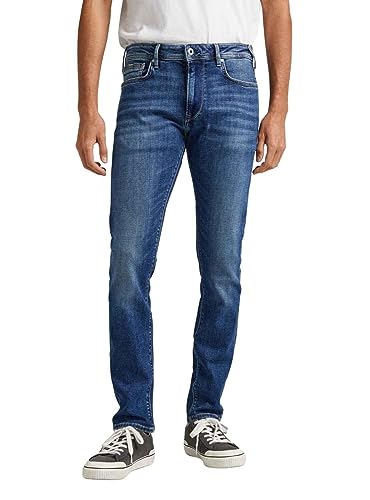 Pepe Jeans Herren Jeans Stanley, Blue (Denim-hs6), 32W / 32L von Pepe Jeans