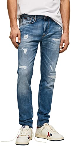 Pepe Jeans Herren Stanley Stardust Jeans, Blue (Denim), 28W / 34L von Pepe Jeans