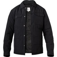 Pepe Jeans Herren Steppjacke Schwarz Mikrofaser unifarben von Pepe Jeans