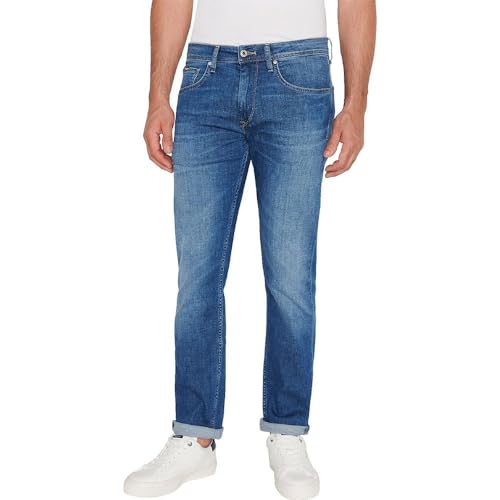 Pepe Jeans Herren Straight Jeans, Blau (Denim-HT4), 30W / 32L von Pepe Jeans