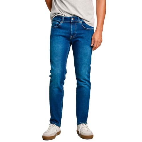 Pepe Jeans Herren Straight Jeans, Blau (Denim-Hx4), 30 W/30 L von Pepe Jeans
