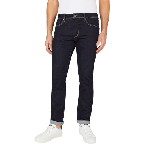 Pepe Jeans Herren Stretch Tapered PM207390 Jeans, Blue (Denim-BC0), 34W / 30L von Pepe Jeans