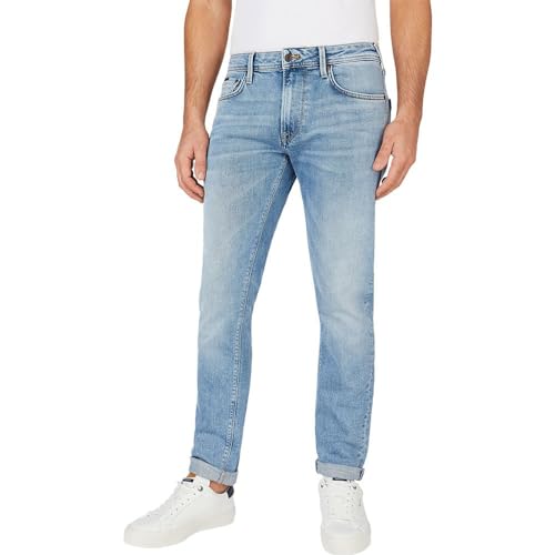 Pepe Jeans Herren Stretch Tapered PM207390 Jeans, Blue (Denim-MN5), 33W / 32L von Pepe Jeans