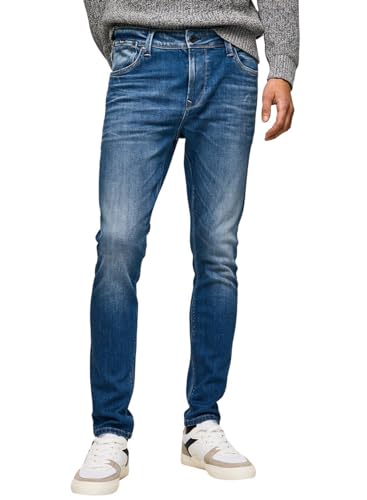 Pepe Jeans Herren T-Shirt Mason, Blau (Denim-dn6), 30W / 32L von Pepe Jeans