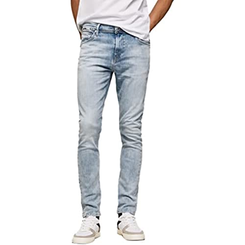 Pepe Jeans Herren T-Shirt Mason, Blau (Denim-pd8), 31W / 32L von Pepe Jeans