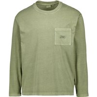 Pepe Jeans Herren Longsleeve grün Baumwolle von Pepe Jeans