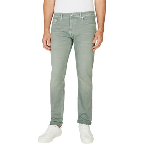 Pepe Jeans Herren Tapered PM207390 Jeans, Green (Palm Green), 34W / 32L von Pepe Jeans