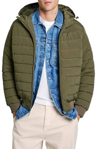 Pepe Jeans Herren Tomek Baby Jacke, Grün (Leaf Green), XS von Pepe Jeans
