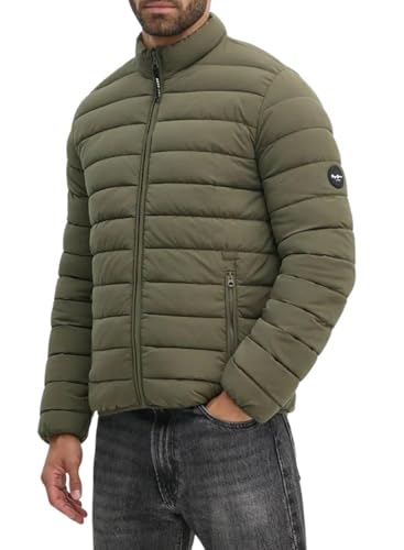 Pepe Jeans Herren Tomi Baby Jacke, Grün (Leaf Green), XS von Pepe Jeans
