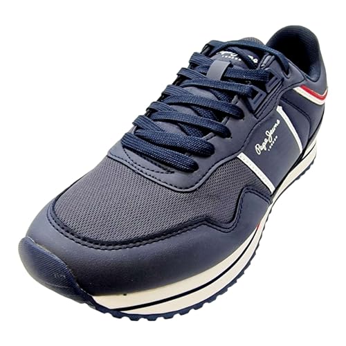 Pepe Jeans Herren Tour Club Sneaker, Blue (Navy), 43 EU von Pepe Jeans