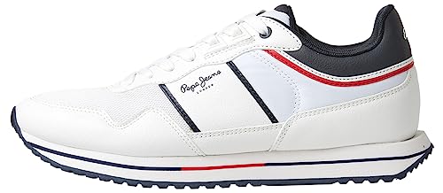 Pepe Jeans Herren Tour Club Sneaker, White (White), 41 EU von Pepe Jeans