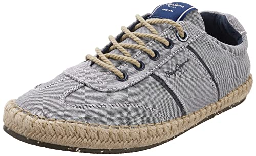 Pepe Jeans Herren Tourist Vegas Chambray Sneaker, 43 EU von Pepe Jeans