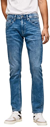 Pepe Jeans Herren Track Jeans, Blue (Denim-HP6), 28W / 34L von Pepe Jeans