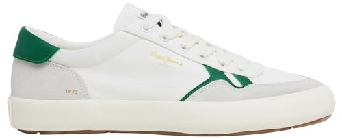 Pepe Jeans Herren Travis Brit M Sneaker, Weiß (Off White), 11 von Pepe Jeans