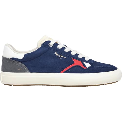Pepe Jeans Herren Travis City M Sneak, Blue Ocean Blue, 46 EU von Pepe Jeans