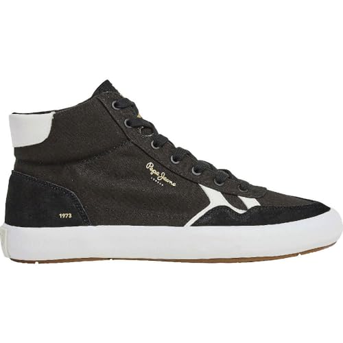 Pepe Jeans Herren Travis City Sneaker, Schwarz (Schwarz), 10 von Pepe Jeans