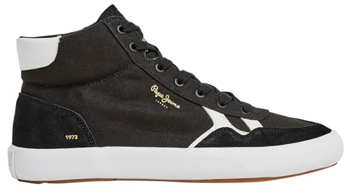 Pepe Jeans Herren Travis City Sneaker, Schwarz (Schwarz), 6 von Pepe Jeans