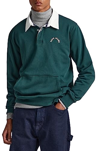 Pepe Jeans Herren Turner Sweatshirt, Green (Regent Green), L von Pepe Jeans