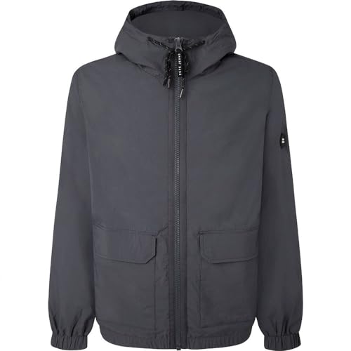 Pepe Jeans Herren Vorbin Jacke, Grau (Phantom Grey), L von Pepe Jeans