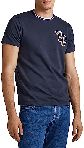 Pepe Jeans Herren Willy T-Shirt, Blue (Dulwich), M von Pepe Jeans