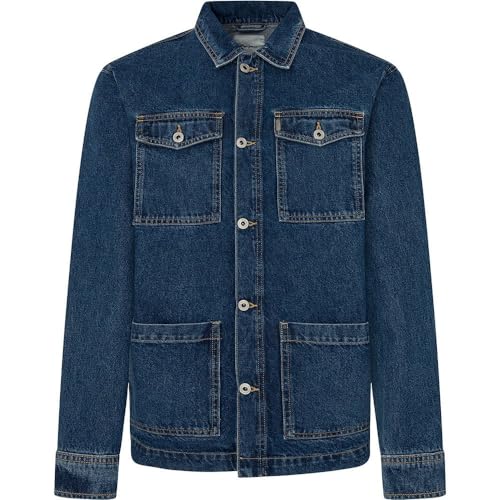 Pepe Jeans Herren Worker Pm403003 Jacket, Blue (Denim-HW5), L von Pepe Jeans