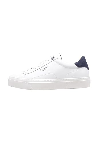 Pepe Jeans Herren Yogi Original Sneaker, White (White), 40 EU von Pepe Jeans