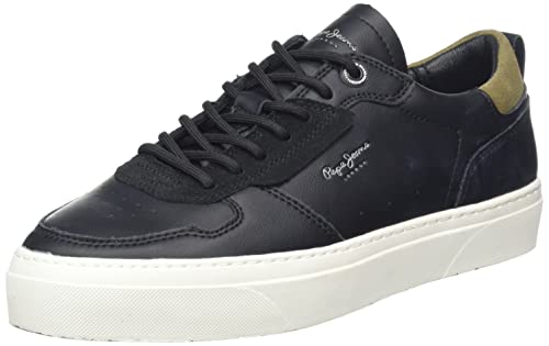 Pepe Jeans Herren Yogi Street 2.0 Sneaker, 999BLACK, 42 EU von Pepe Jeans