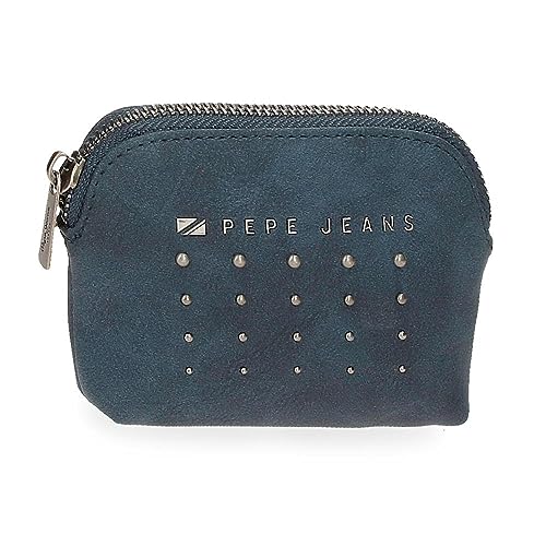 Pepe Jeans Holly Geldbörse Blau 12 x 8 x 2 cm Kunstleder Blau Talla única Geldbörse, blau, one Size, geldbörse von Pepe Jeans