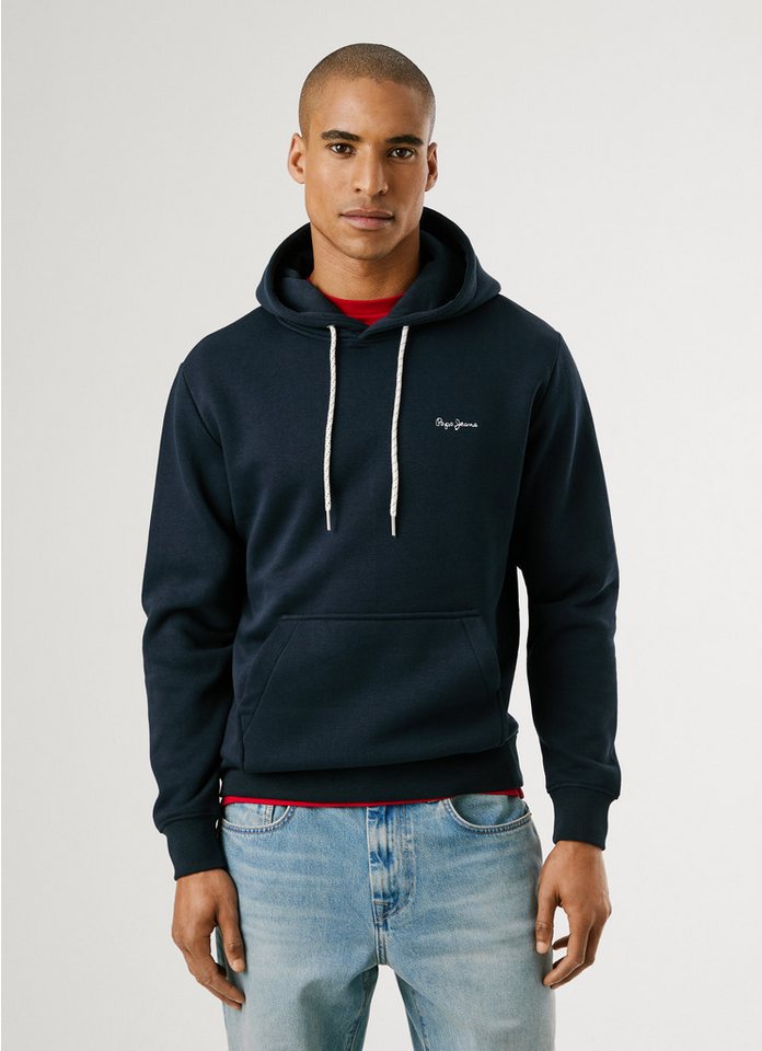Pepe Jeans Hoodie MACBETH SMALL LOGO Regular Fit mit gesticktem Logo von Pepe Jeans