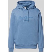 Pepe Jeans Hoodie mit Label-Stitching Modell 'New Nouvel' in Marine, Größe M Pepe Jeans Hoodie mit Label-Stitching Modell 'New Nouvel' in Marine, Größe M von Pepe Jeans