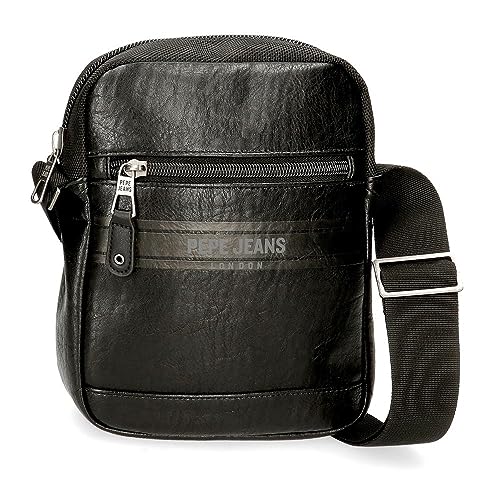 Pepe Jeans Horley Gepäck- Umhängetasche für Herren, Schwarz, Talla única, Umhängetasche von Pepe Jeans