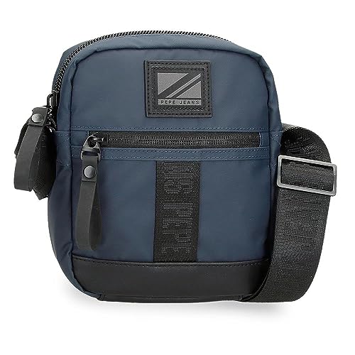 Pepe Jeans Hoxton Kleine Umhängetasche Blau 15x19x6 cm Polyester, blau, Talla única, Kleine Umhängetasche von Pepe Jeans