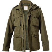 Pepe Jeans Herren Fieldjacket grün Baumwolle unifarben von Pepe Jeans