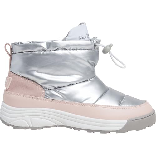 Pepe Jeans Jarvis Blossom G Kalt gefüttert Langschaft Stiefel & Stiefeletten, Grau/silberfarben, 43 EU Pepe Jeans Jarvis Blossom G Kalt gefüttert Langschaft Stiefel & Stiefeletten, Grau/silberfarben, 43 EU von Pepe Jeans