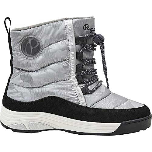Pepe Jeans Jarvis CAMU Booties, 934SILVER, 37 EU von Pepe Jeans