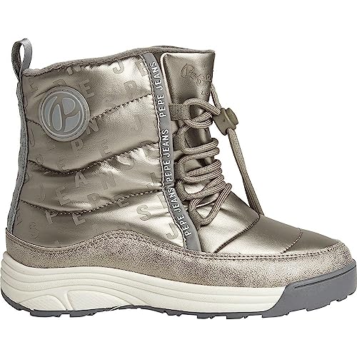 Pepe Jeans Jarvis Trace Fashion Boot, Grey (Dark Silver), 37 EU von Pepe Jeans