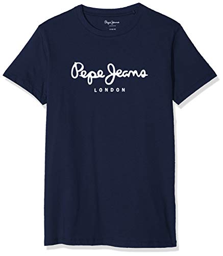 Pepe Jeans Jungen Art N T-Shirt,Blau (Navy),10 Jahre von Pepe Jeans