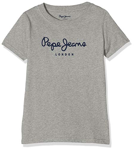 Pepe Jeans Jungen Art N T-Shirt,Grau (Grau Marl),10 Jahre von Pepe Jeans