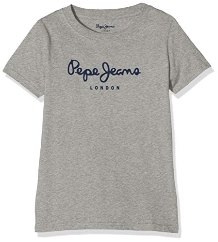Pepe Jeans Jungen Art N T-Shirt,Grau (Grau Marl),12 Jahre von Pepe Jeans