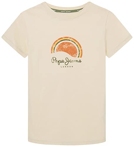 Pepe Jeans Jungen Bart T-Shirt, Beige (Ivory), 16 Years von Pepe Jeans