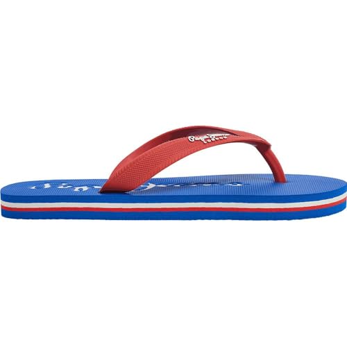 Pepe Jeans Jungen Bay Beach Basic B Flip-Flop, Orange (Orange), 6 von Pepe Jeans