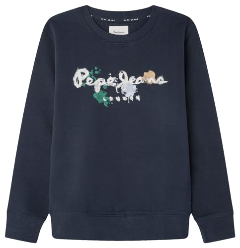 Pepe Jeans Jungen Bige Sweatshirt, Blau (Dulwich Blue), 12 Jahre von Pepe Jeans