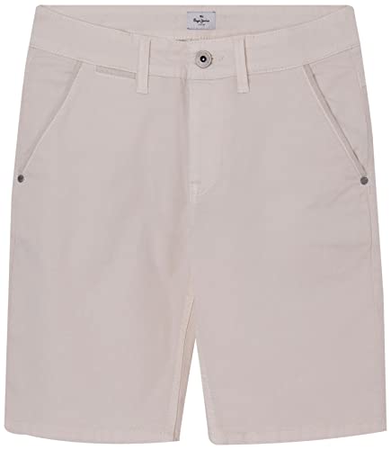 Pepe Jeans Jungen Blueburn Shorts, Beige (Ivory), 6 Years von Pepe Jeans