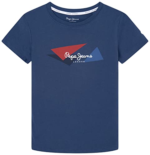 Pepe Jeans Jungen Byron T-Shirt, Blue (Jarman), 10 Years von Pepe Jeans