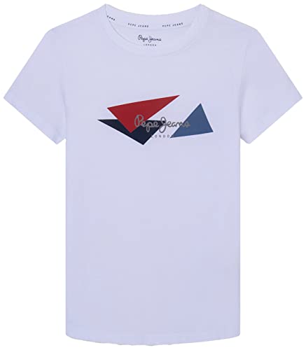 Pepe Jeans Jungen Byron T-Shirt, White (White), 4 Years von Pepe Jeans