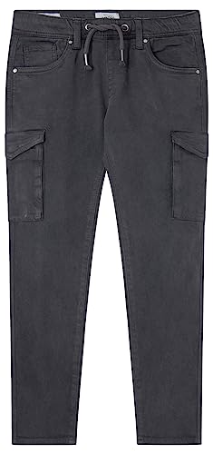 Pepe Jeans Jungen Chase Cargo, Schwarz (Washed Black), 12 Jahre von Pepe Jeans