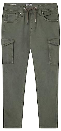 Pepe Jeans Jungen Chase Cargo Pants, Green (Olive), 8 Years von Pepe Jeans