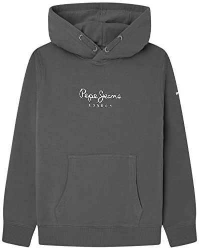 Pepe Jeans Jungen Eddie Hoodie Sweatshirt, Green (Casting), 8 Years von Pepe Jeans